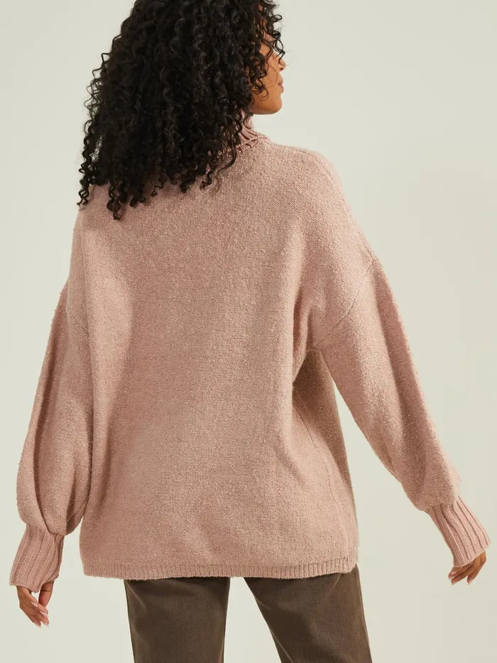 Women Billie Boucle Turtleneck Sweater Nostalgiarose Altar039d State Sweaters