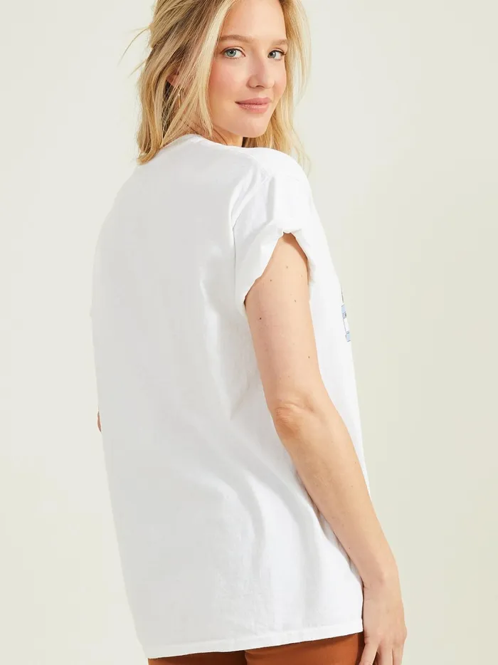 Women Bronco Country Graphic Tee White Altar039d State Graphics