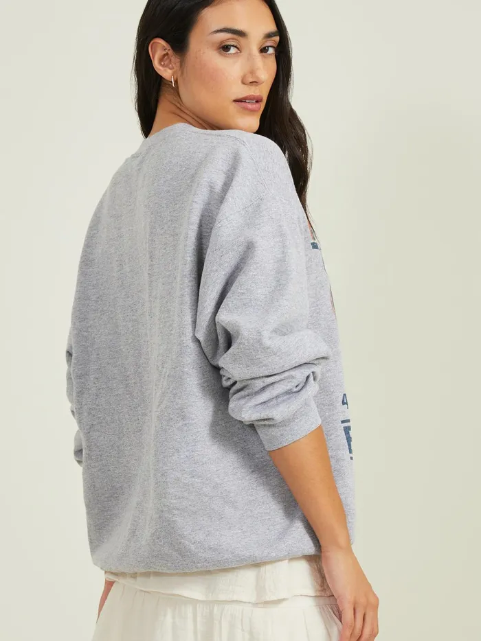 Women Bronco Fleece Pullover Heathergrey Altar039d State Graphics