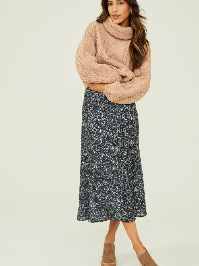 Women Brylee Midi Skirt Blackivory Altar039d State Skirts Skorts