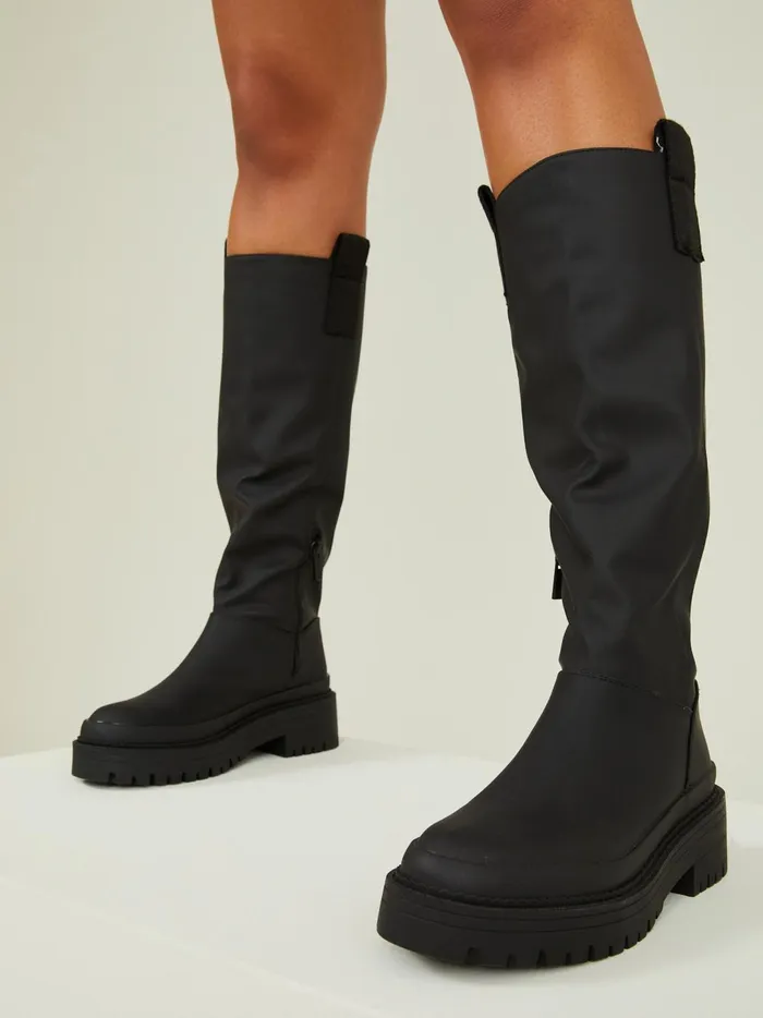 Women Canada Tall Lug Sole Boots Black Altar039d State Boots Booties