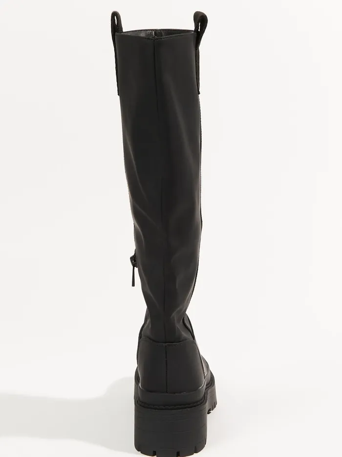 Women Canada Tall Lug Sole Boots Black Altar039d State Boots Booties
