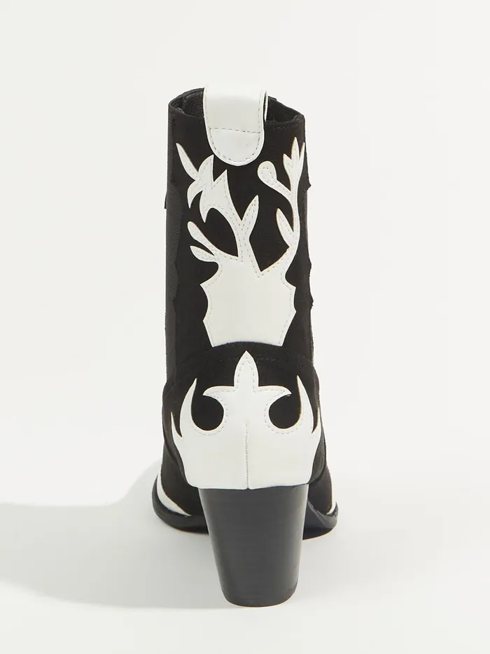 Women Canyon Western Booties By Matisse Blackwhite Altar039d State Boots Booties