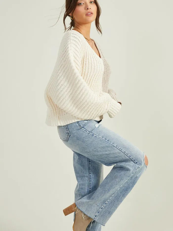 Women Celeste Colorblock Sweater Ivorymocha Altar039d State Sweaters