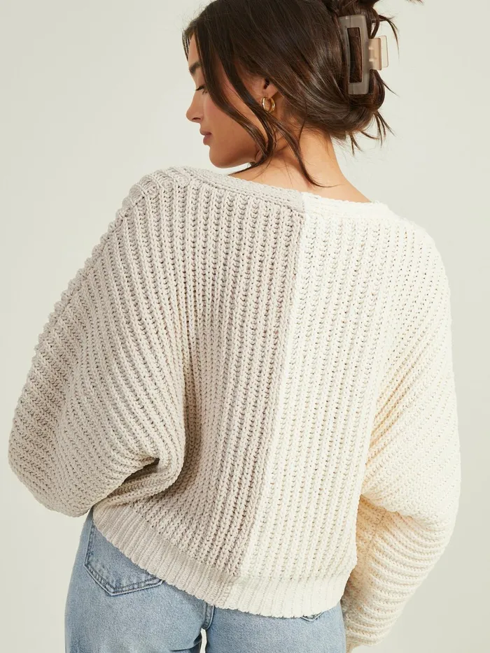 Women Celeste Colorblock Sweater Ivorymocha Altar039d State Sweaters