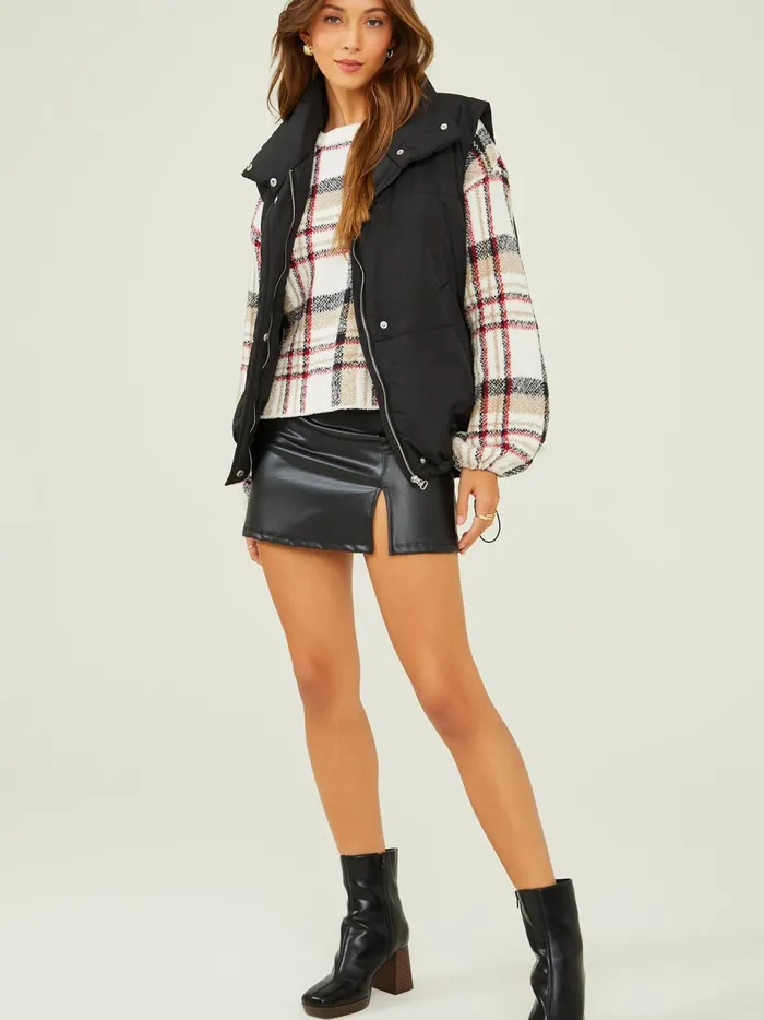 Women Celia Puffer Vest Black Altar039d State Jackets