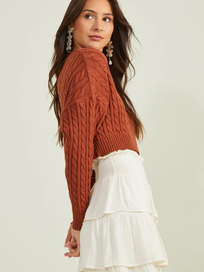Women Charlie Cropped Sweater Cedarwood Altar039d State Cropped Sweaters