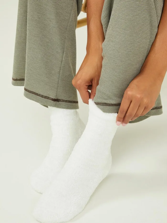 Women Chenille Cozy Socks Ivory Altar039d State Socks