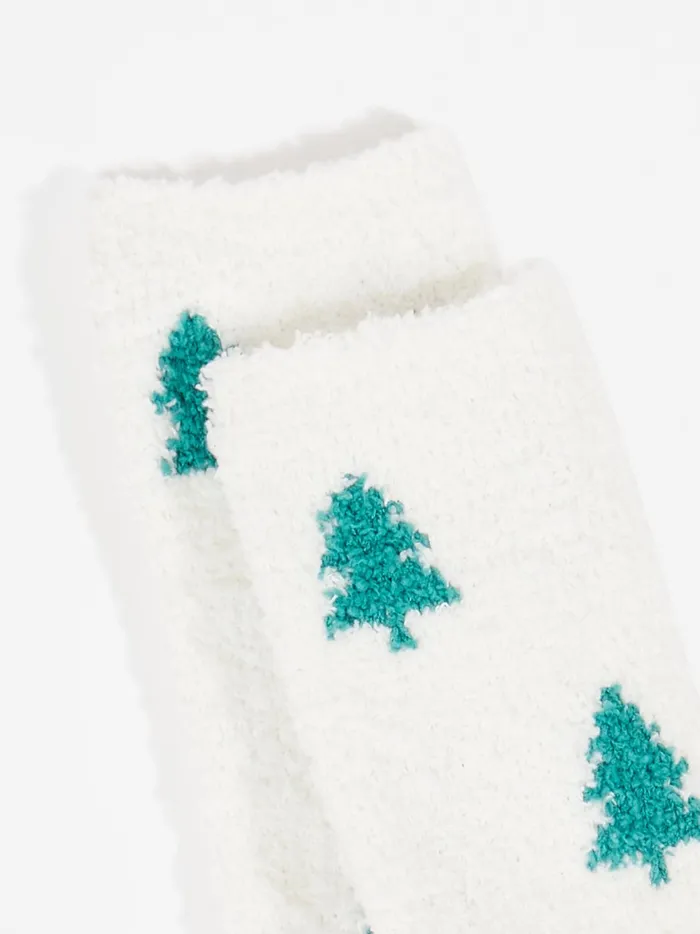 Women Christmas Tree Icon Cozy Socks Vanilla Altar039d State Socks