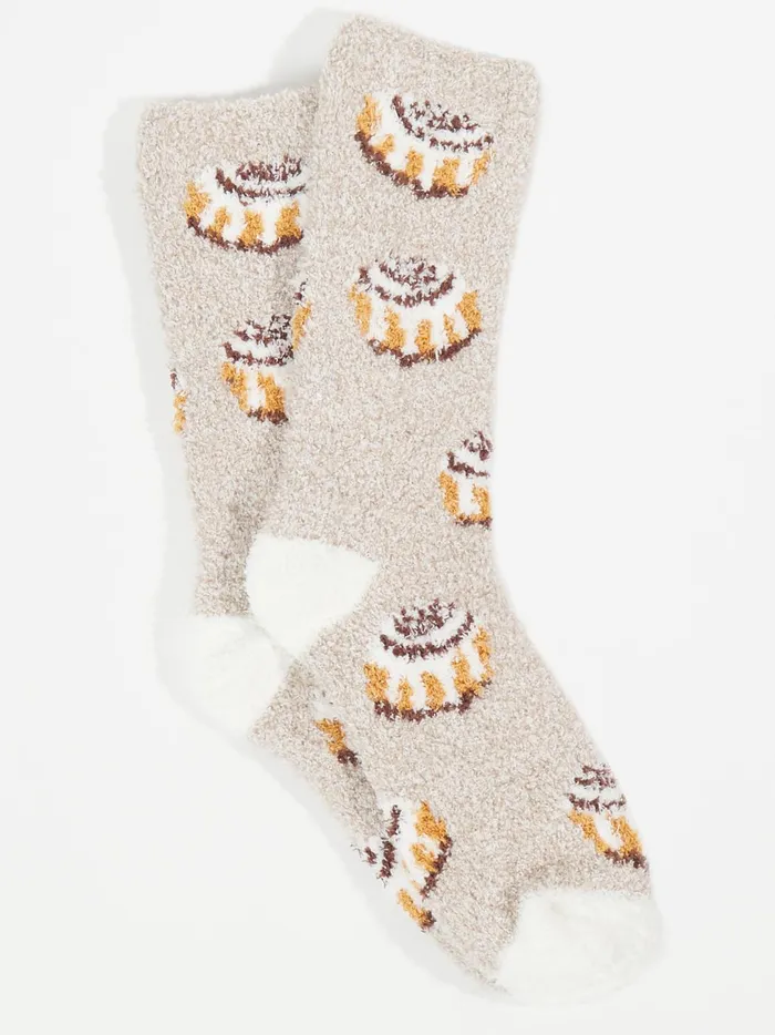 Women Cinnamon Roll Cozy Socks Cream Altar039d State Socks