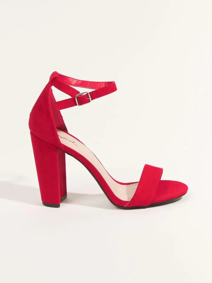 Women Clara Suede Heel Red Altar039d State Heels