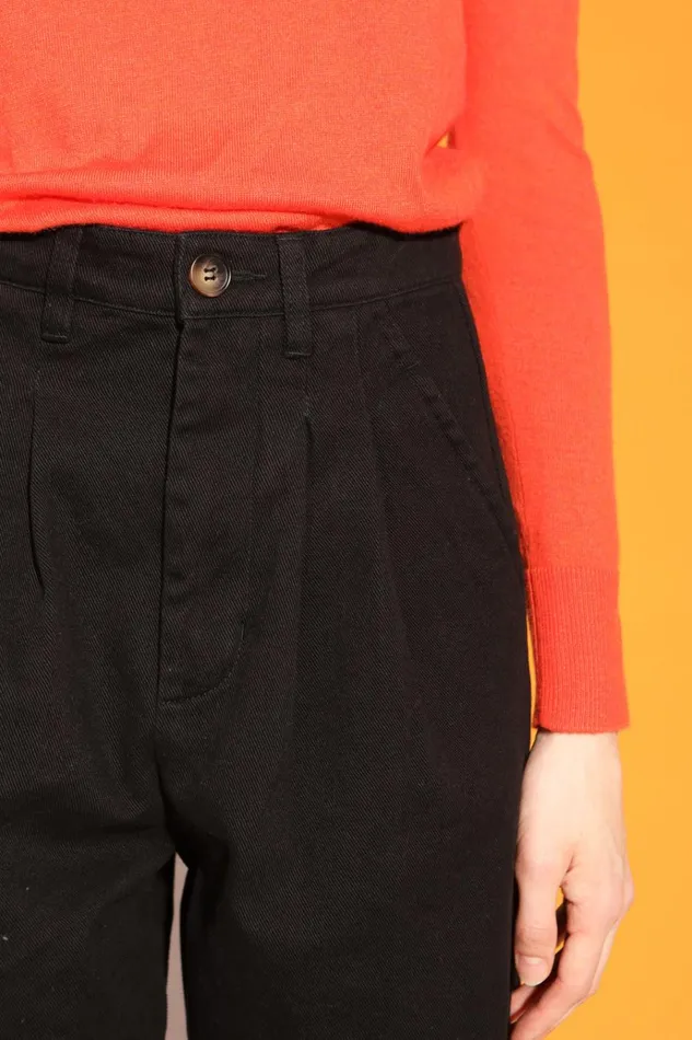 Women Classic Slacks Black LF Markey Trousers