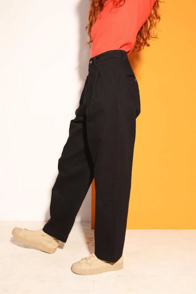 Women Classic Slacks Black LF Markey Trousers