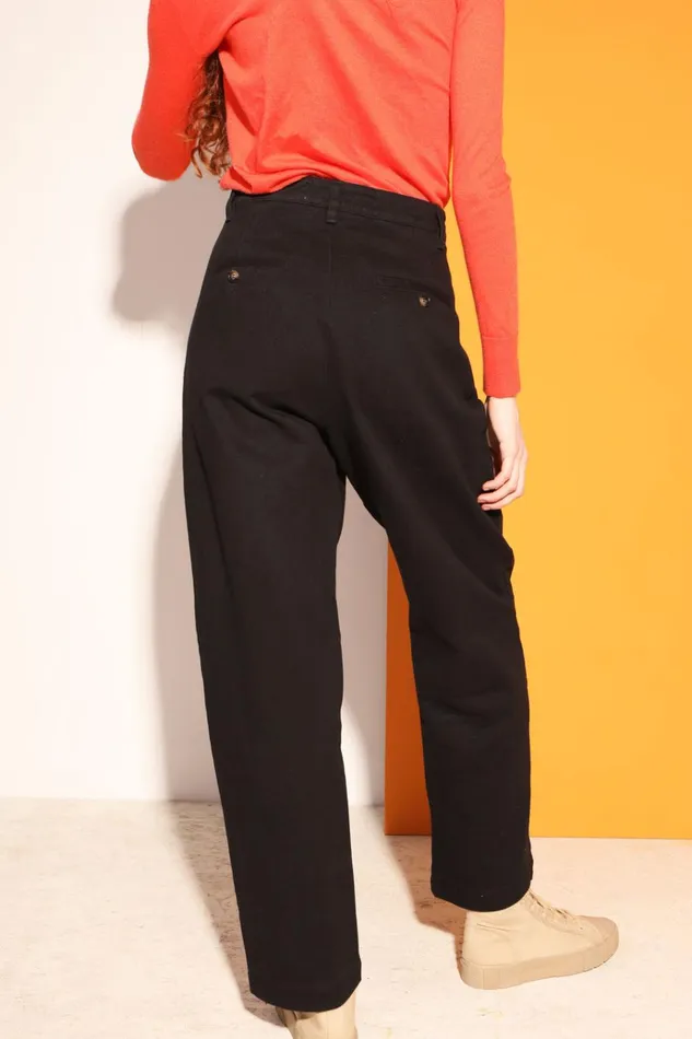Women Classic Slacks Black LF Markey Trousers