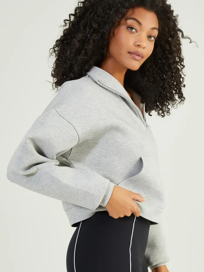 Women Cloud Nine Quarter Zip Pullover Hgrey Altar039d State Activewear
