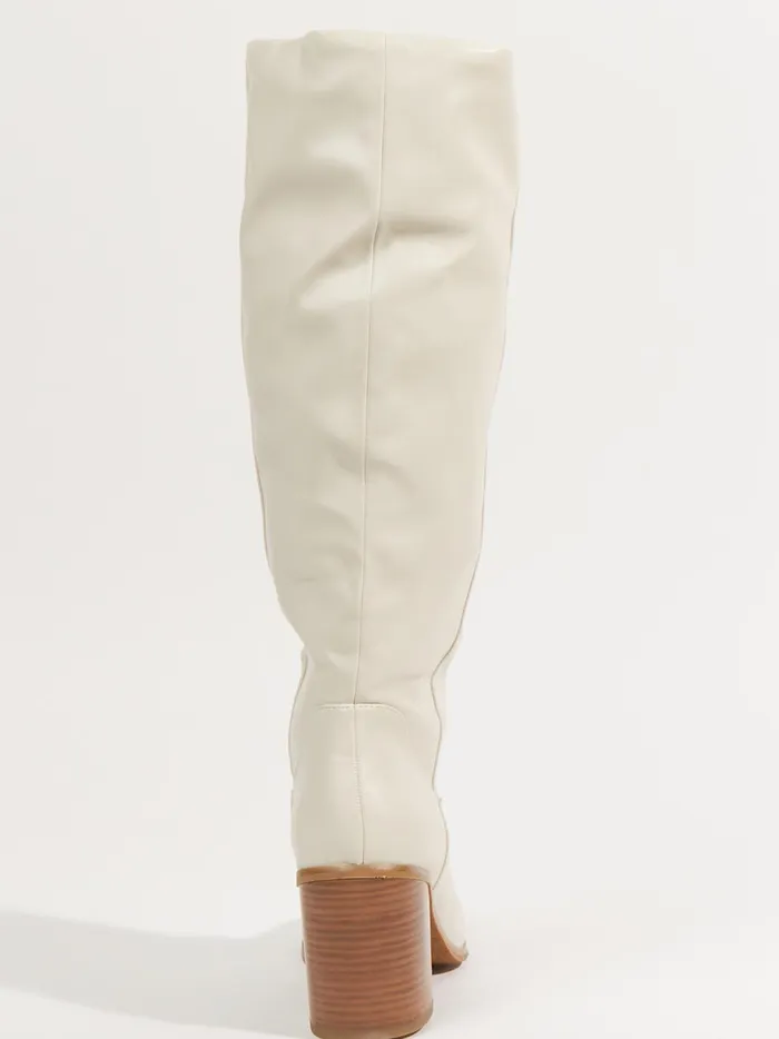 Women Cora Tall Leather Boots Offwhite Altar039d State Boots Booties