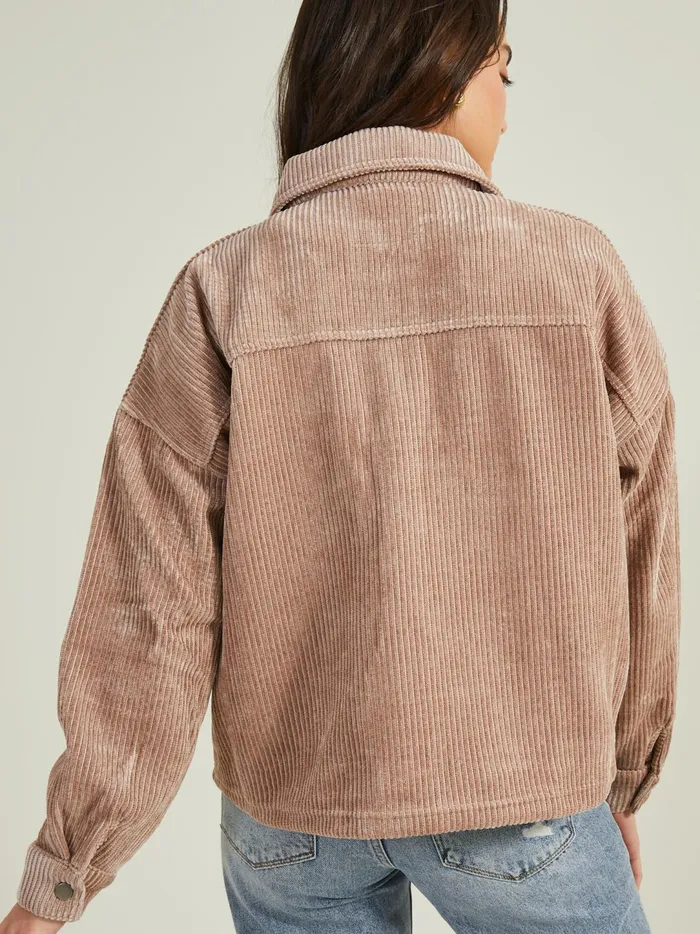Women Courtney Corduroy Shacket Beige Altar039d State Jackets