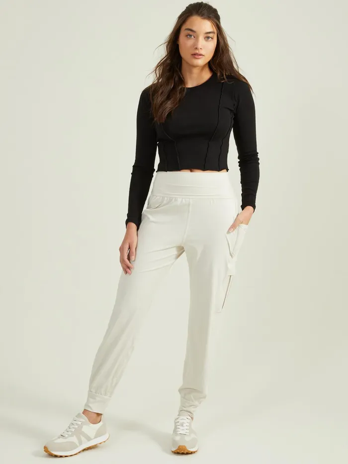 Women Cruise Pieced Top Black Altar039d State Activewear