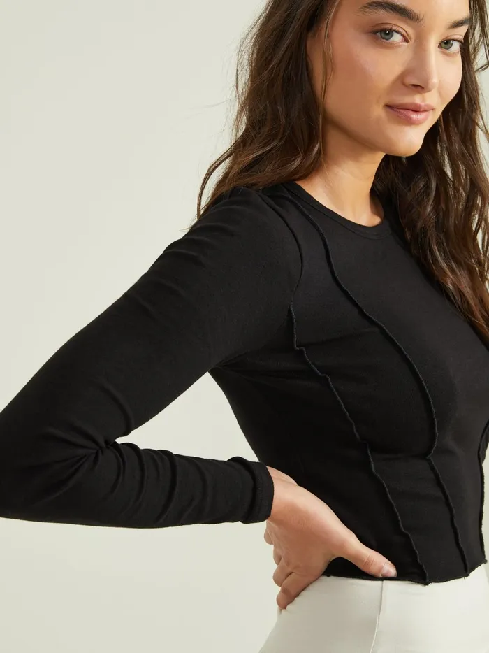 Women Cruise Pieced Top Black Altar039d State Activewear