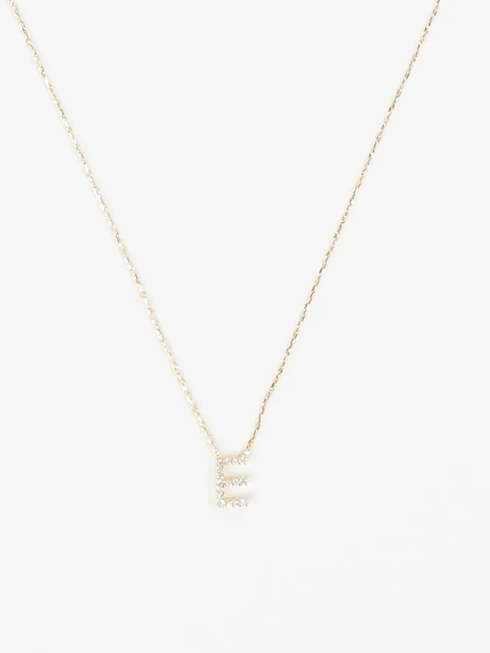 Women Dainty Monogram Necklace 8211 E Gold Altar039d State Jewelry