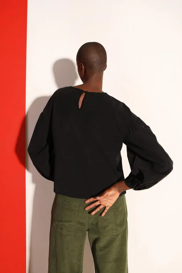 Women Dalton Top Black LF Markey Tops