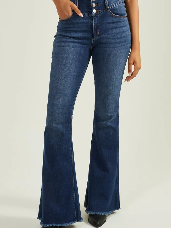Women Danielle Flare Jeans Darkwash Altar039d State Jeans