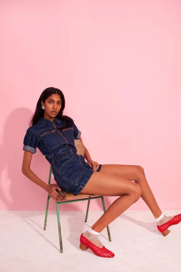 Women Danny Playsuit Indigo LF Markey Boilersuits