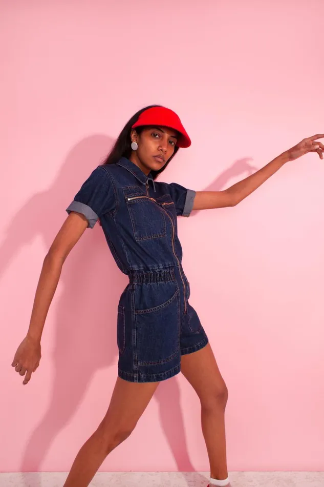 Women Danny Playsuit Indigo LF Markey Boilersuits
