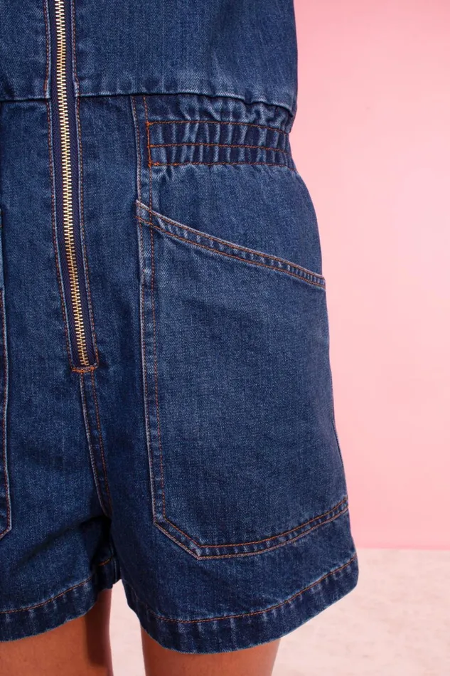 Women Danny Playsuit Indigo LF Markey Boilersuits