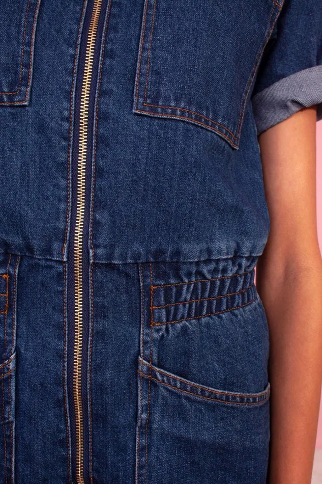 Women Danny Playsuit Indigo LF Markey Boilersuits
