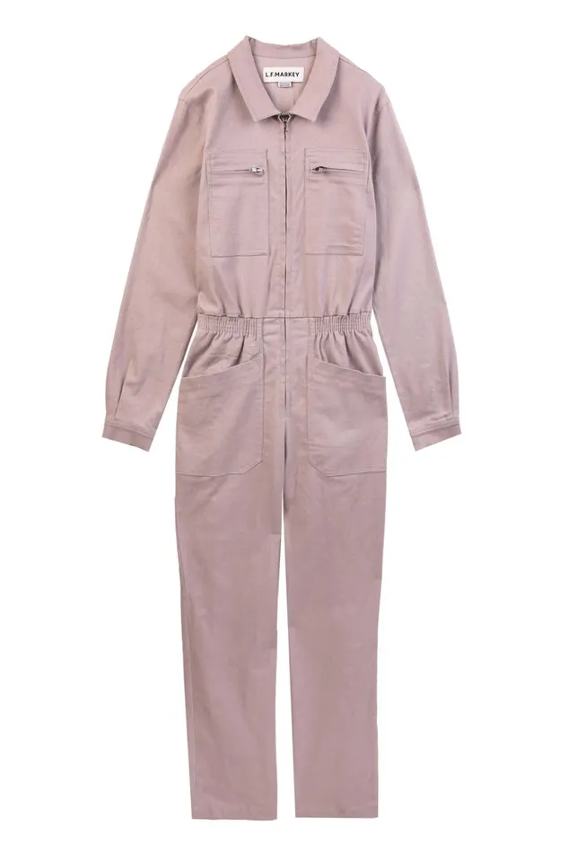 Women Danny Stretch Drill Boilersuit Cloud LF Markey One Pieces