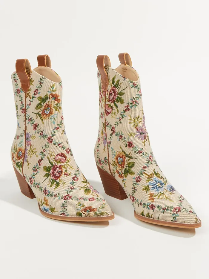 Women Demi Floral Tapestry Booties Multi Altar039d State Boots Booties