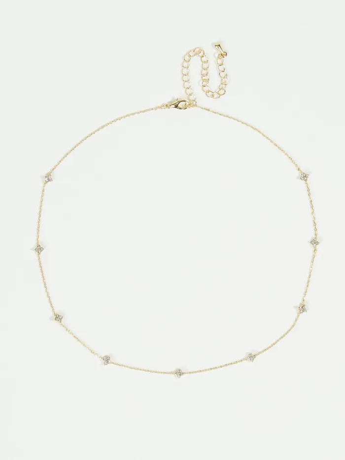 Women Diana Crystal Dangles Necklace Gold Altar039d State Jewelry