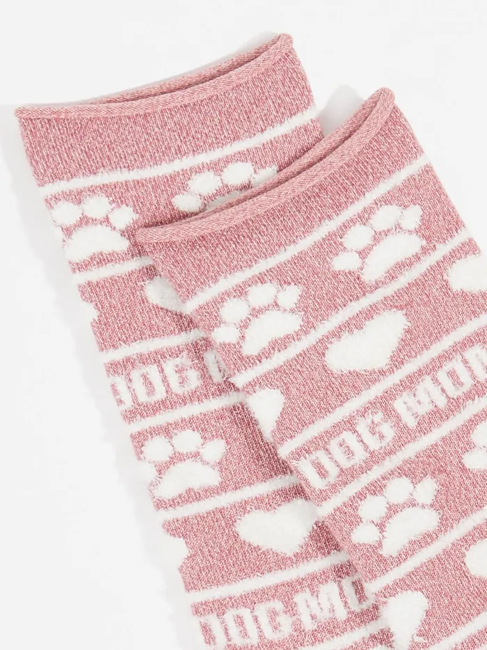Women Dog Mom Crew Socks Ashrose Altar039d State Socks