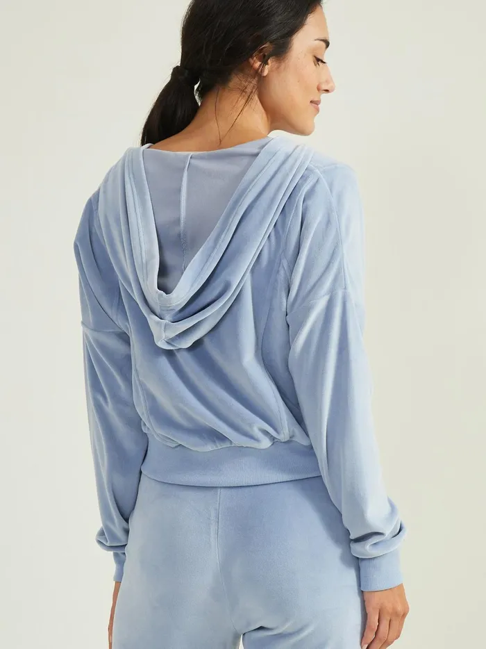 Women Emerson Velour Hoodie Zenblue Altar039d State Sleep Lounge