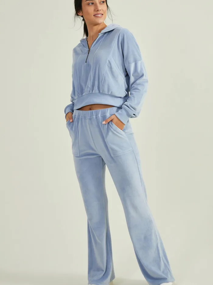 Women Emerson Velour Lounge Pants Zenblue Altar039d State Sleep Lounge