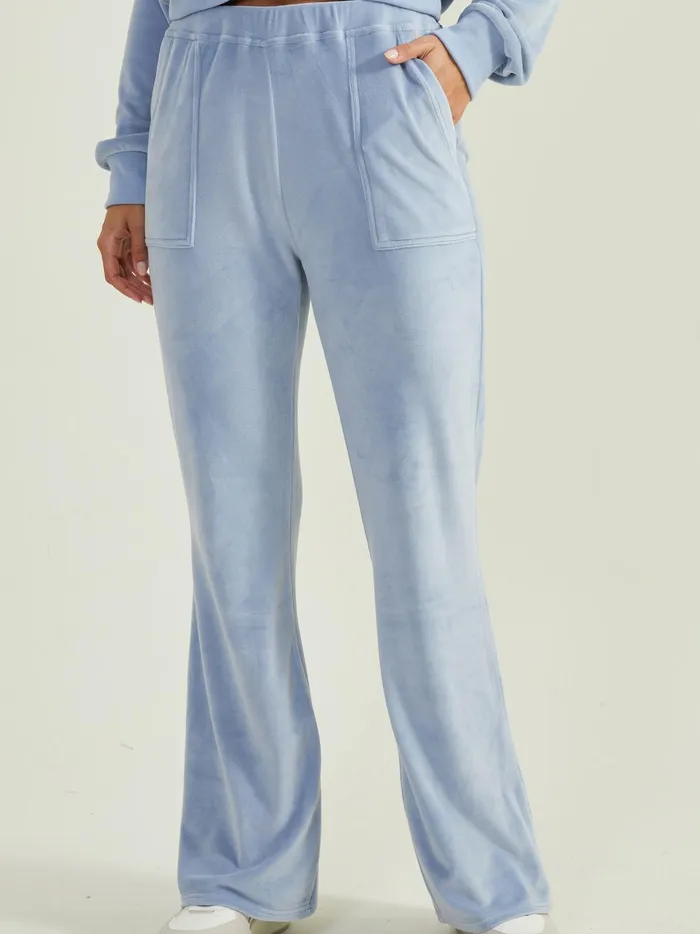 Women Emerson Velour Lounge Pants Zenblue Altar039d State Sleep Lounge