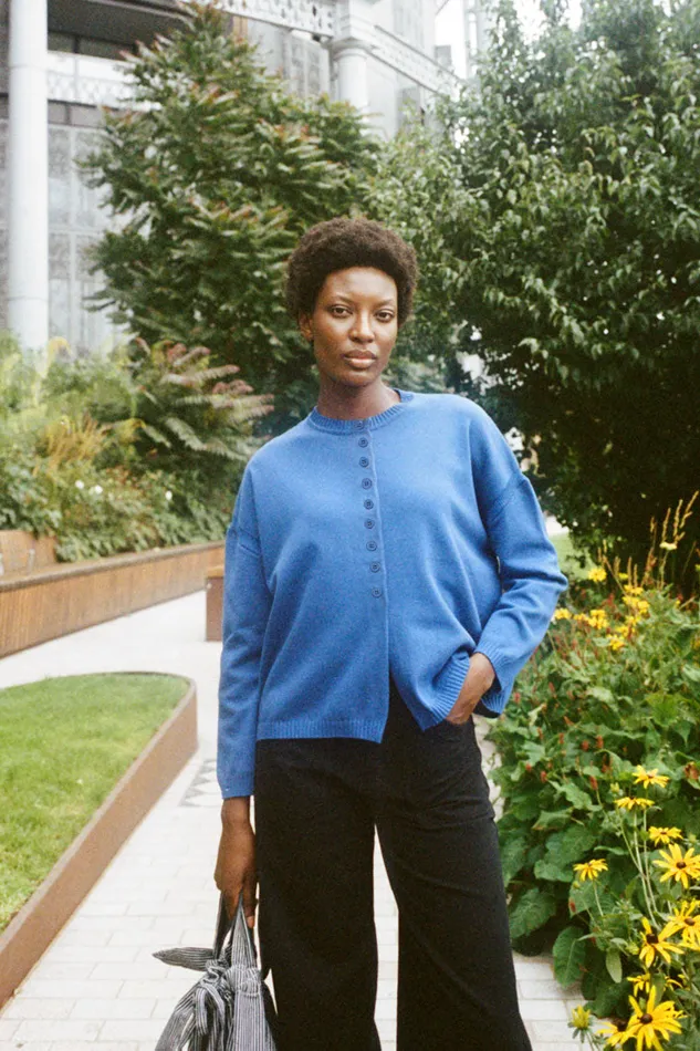 Women Eno Knit Cobalt LF Markey Knitwear