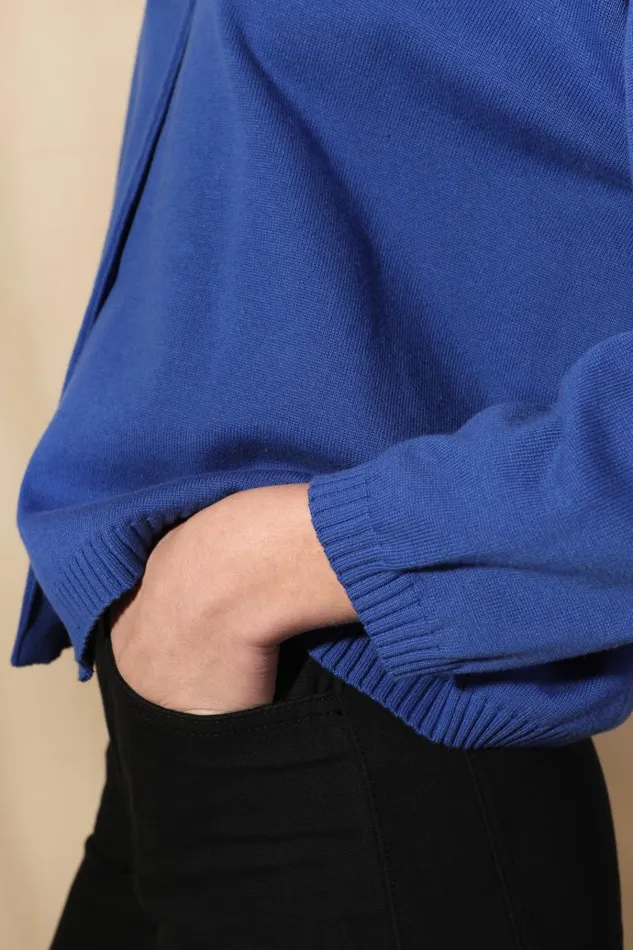 Women Eno Knit Cobalt LF Markey Knitwear