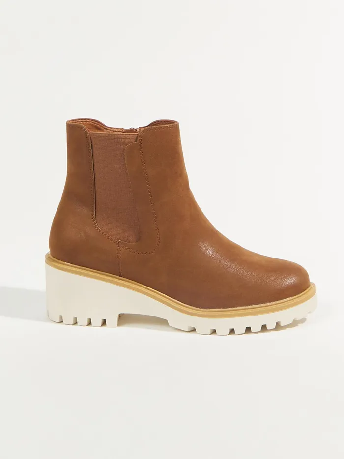 Women Ezri Wedged Boots Cognac Altar039d State Boots Booties