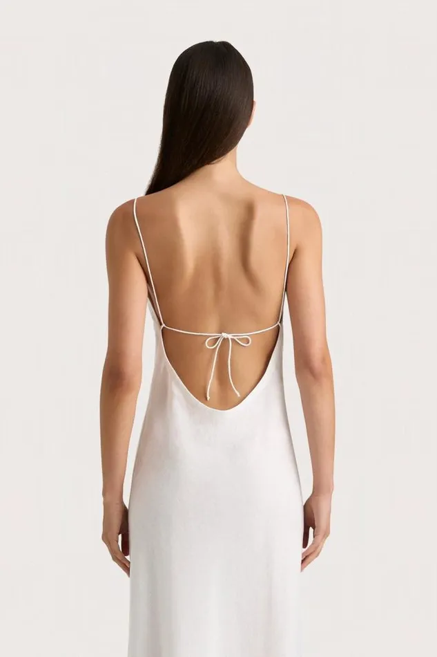 Women Faithfull The Brand Dresses Antibes Midi Dress White