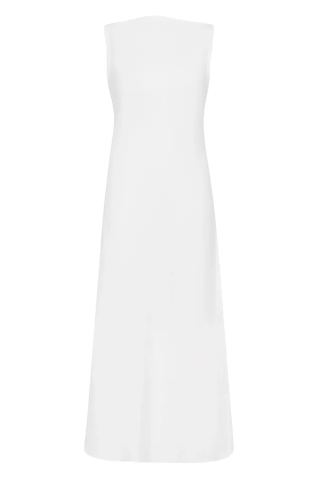 Women Faithfull The Brand Dresses Antibes Midi Dress White