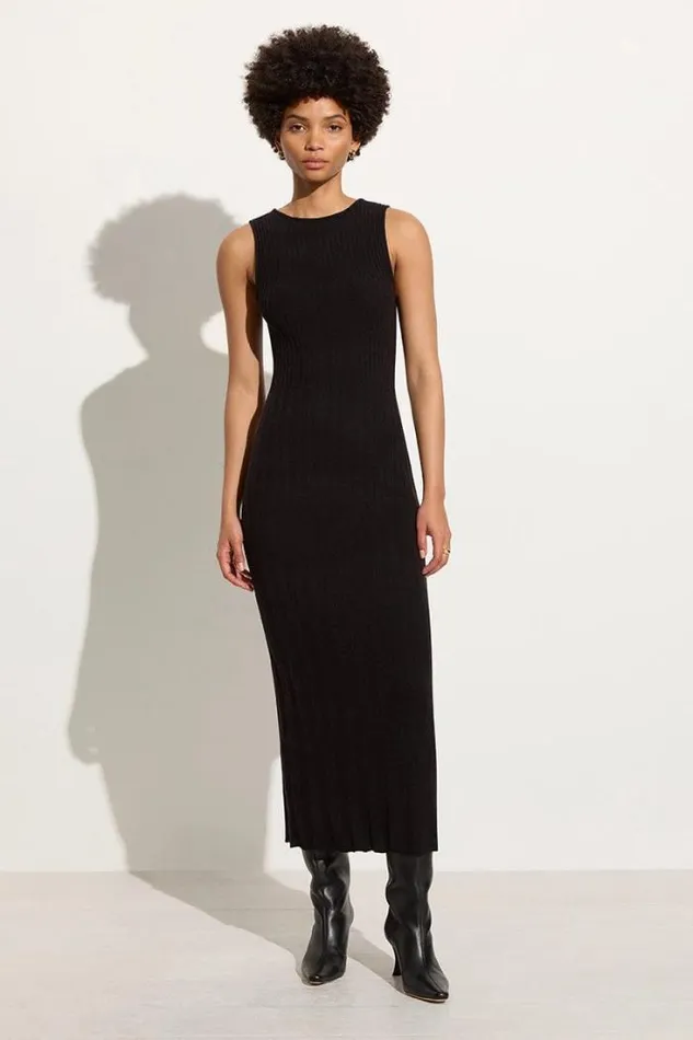Women Faithfull The Brand Dresses Artemi Knit Dress Black