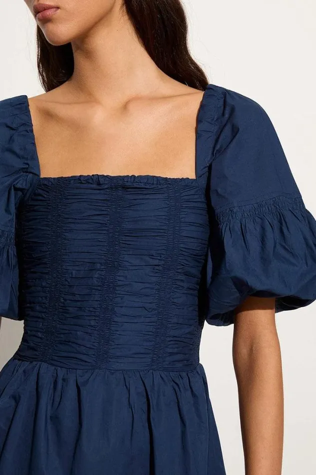 Women Faithfull The Brand Dresses Belisario Midi Dress Midnight Blue
