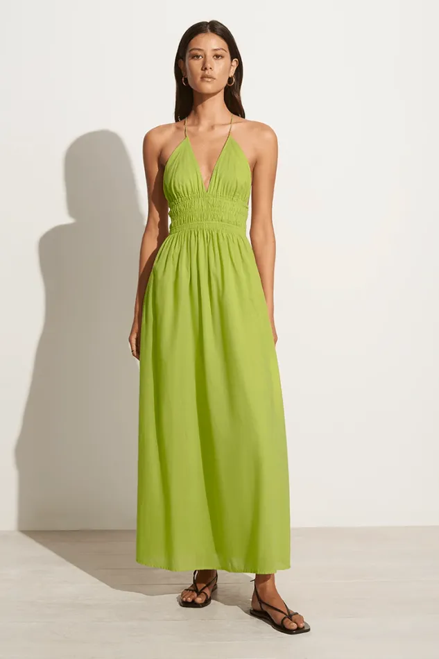 Women Faithfull The Brand Dresses Bisetta Maxi Dress Kiwifruit 8211 Final Sale Women Faithfull The Brand Dresses Bisetta Maxi Dress Kiwifruit 8211 Final Sale