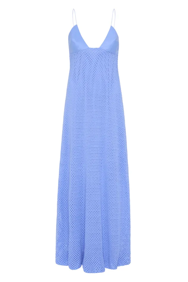 Women Faithfull The Brand Dresses Ciele Maxi Dress Azalea Mid Blue