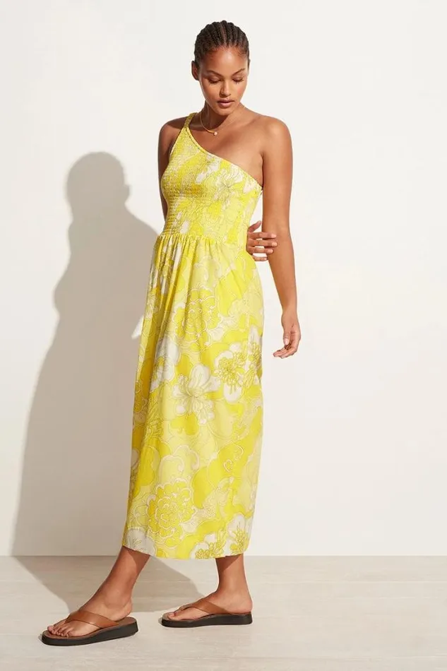 Women Faithfull The Brand Dresses Khalani Midi Dress La Frana Floral Print 8211 Final Sale