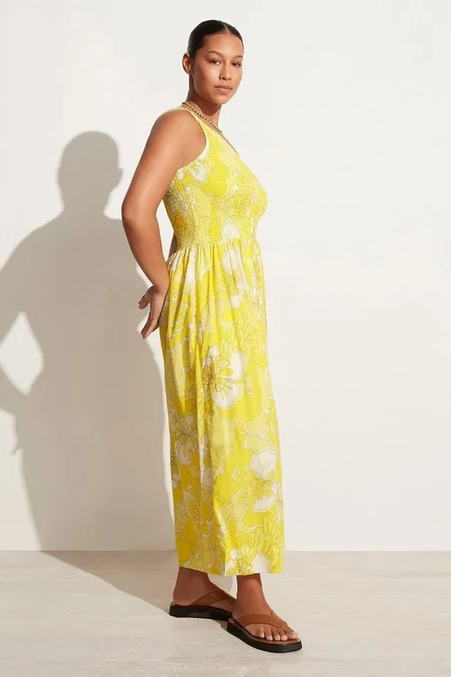 Women Faithfull The Brand Dresses Khalani Midi Dress La Frana Floral Print 8211 Final Sale