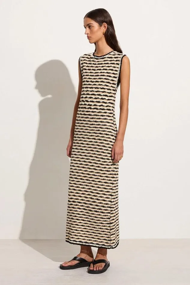 Women Faithfull The Brand Dresses La Lune Handmade Crochet Dress Novara