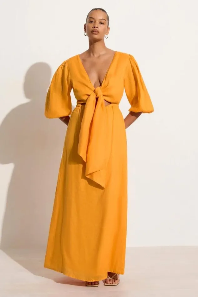 Women Faithfull The Brand Dresses La Mia Maxi Dress Tuscan Sun 8211 Final Sale Women Faithfull The Brand Dresses La Mia Maxi Dress Tuscan Sun 8211 Final Sale